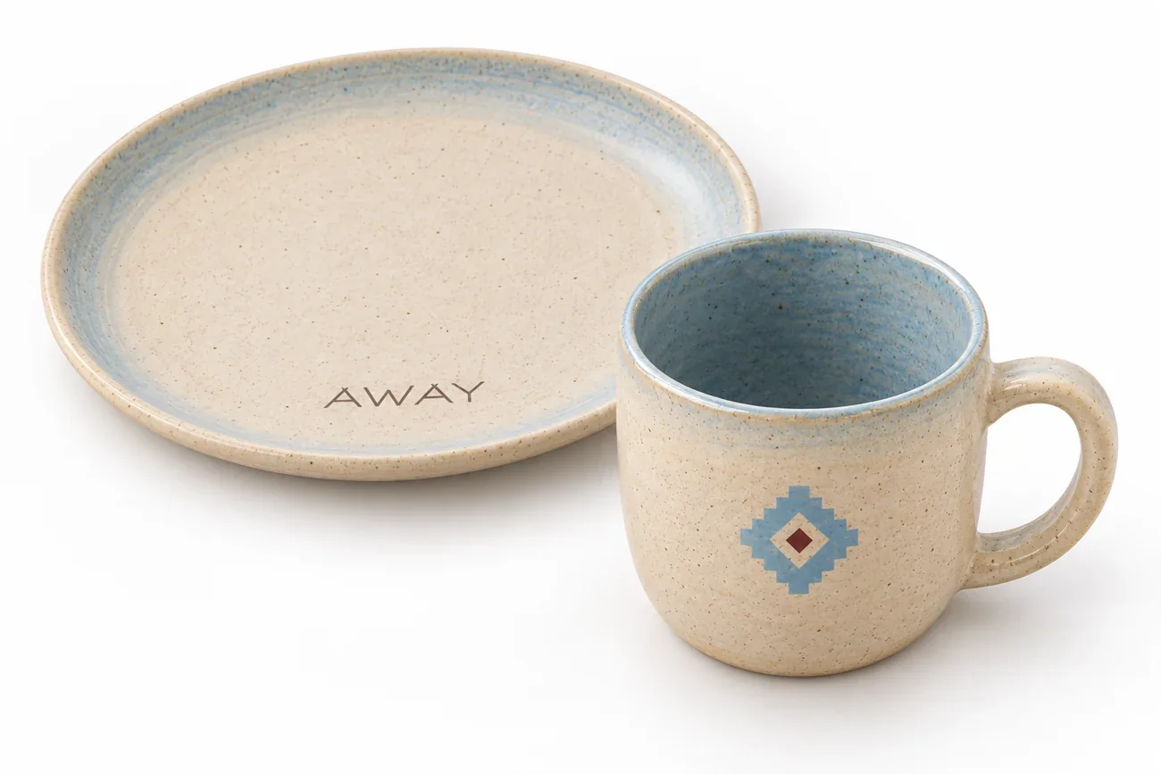 AWAY: branded ceramic tableware