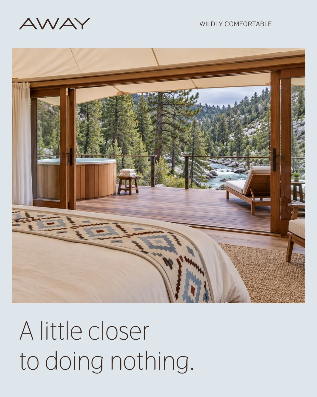 AWAY: hospitality social campaign design