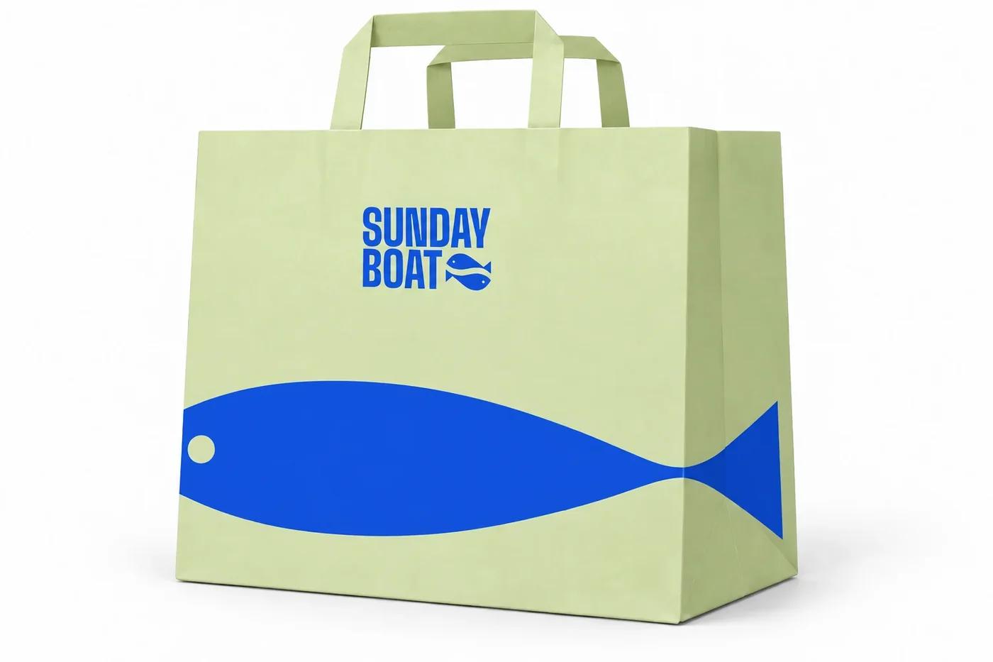 Sunday Boat: שקית טייק אוויי ממותגת למסעדה