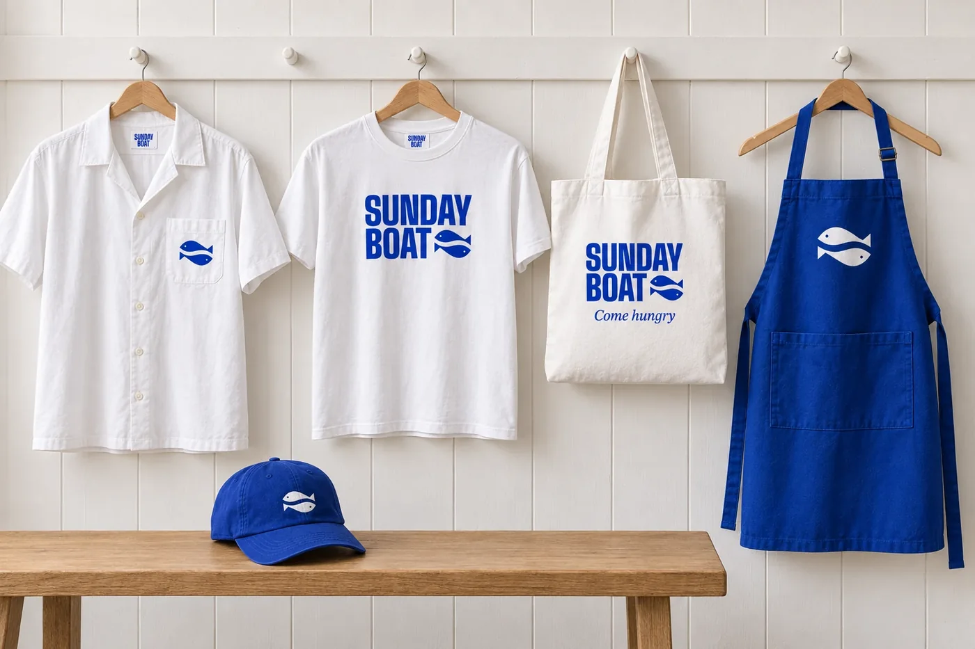 Sunday Boat: אוסף מוצרי המותג של המסעדה