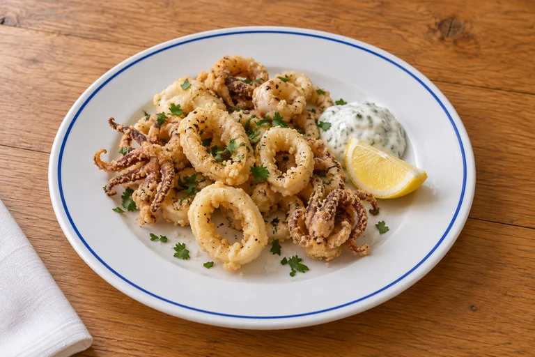 Crispy squid